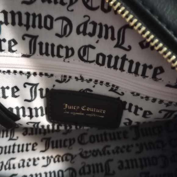 Juicy Couture Black and Pink Floral Crossbody Bag - Picture 2 of 4